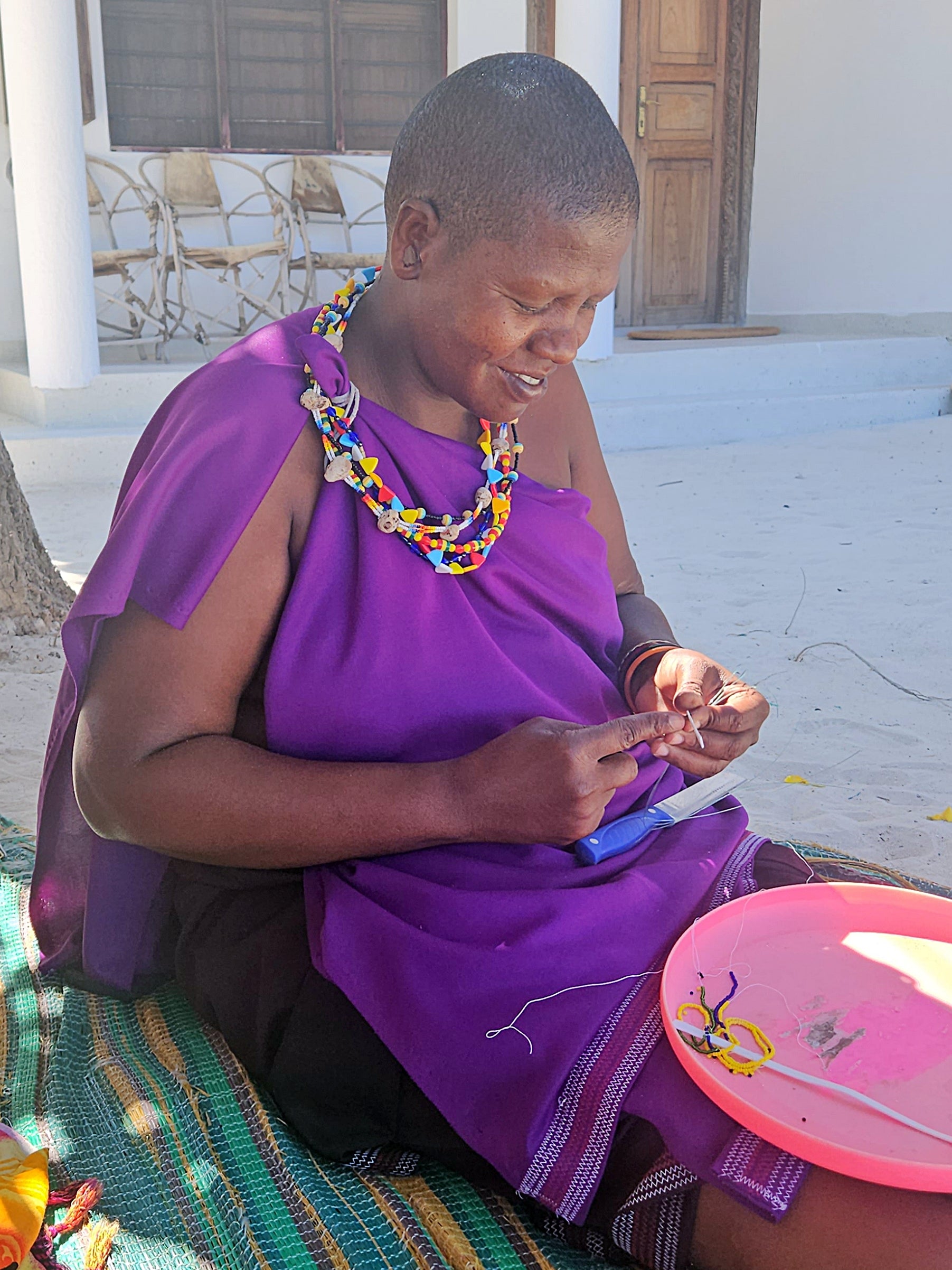 Maasaiarmbånd, bredt