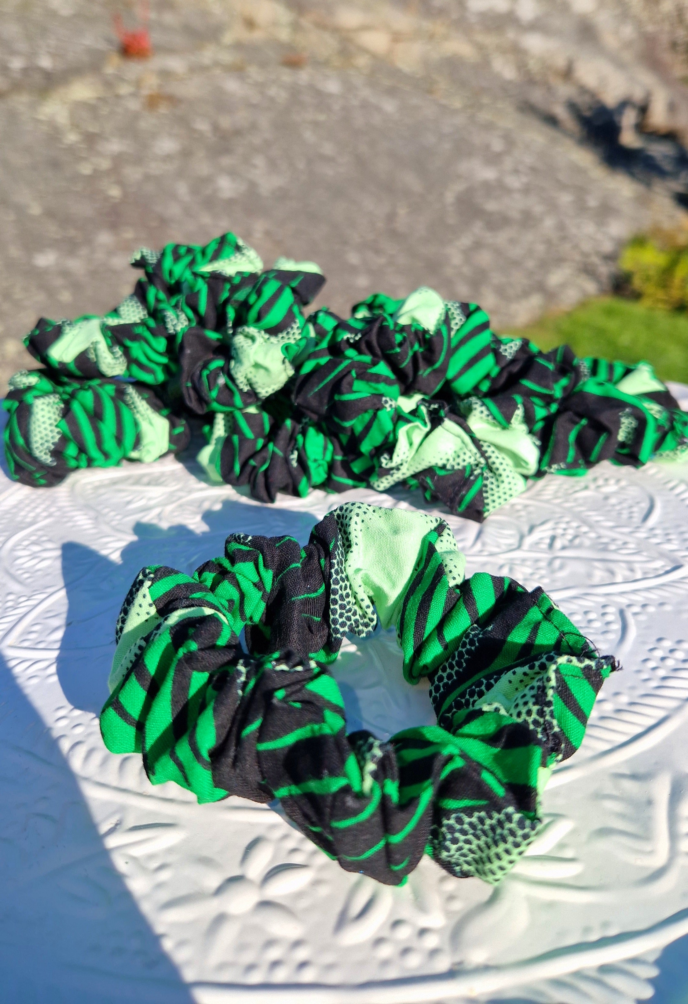 Schrunchies - Grønn